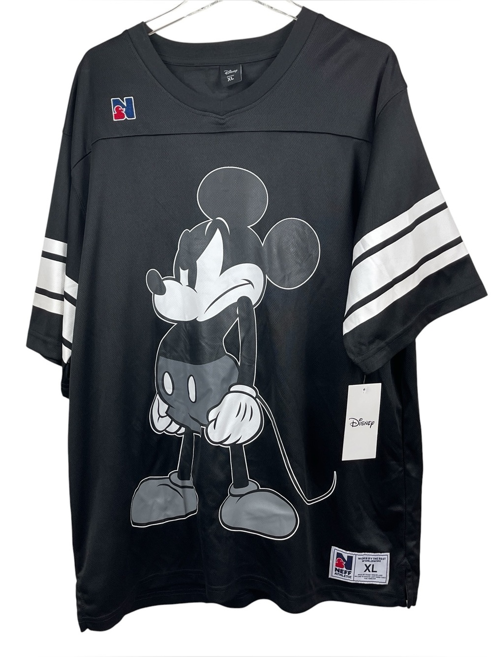 Disney X Neff Mickey Mouse Black/White Double Sided Jersey Men's Size XL NWT